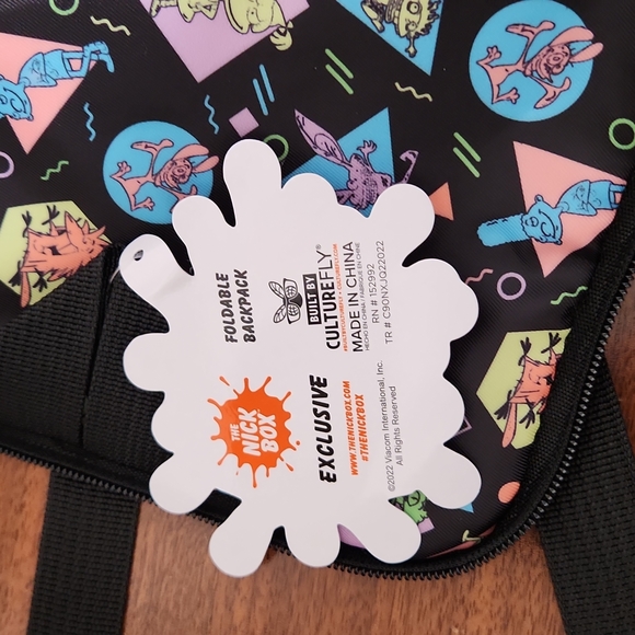 NWT The Nick Box Foldable Backpack - Picture 5 of 6